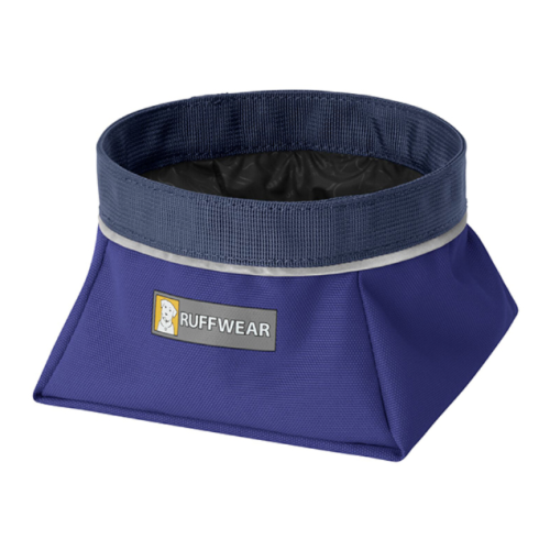 Foldbar foder/vandskål fra Ruffwear Blå