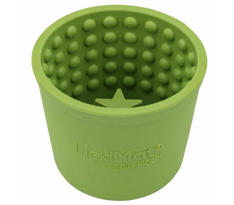 LICKIMAT YOGGIE POT  XS-XL GRØN