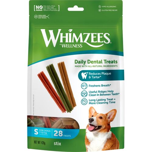 Whimzees Stix S til små hunde 