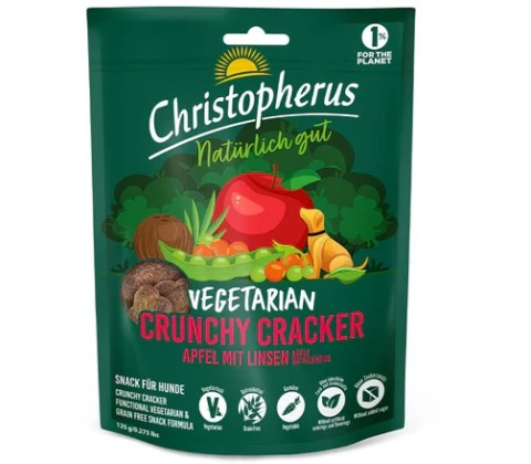 Christopherus Vegetatian - Crunchy Snack æble med linser