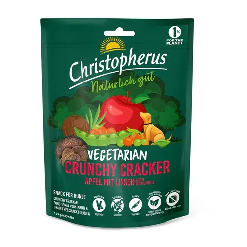 Christopherus Vegetatian - Crunchy Snack æble med linser