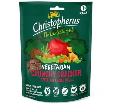 Christopherus Vegetatian - Crunchy Snack æble med linser