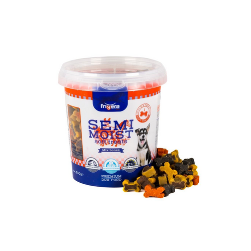Frigera semi moist treats mix bones 500g
