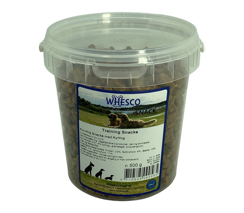 WHESCO KORNFRIE SNACKS MED KYLLING 500gr.