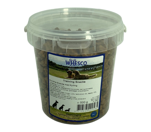 WHESCO KORNFRIE SNACKS MED KYLLING 500gr.