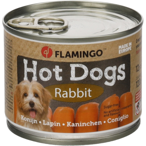 Flamingo hot dogs mini pølser m/ kanin