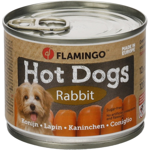 Flamingo hot dogs mini pølser m/ kanin