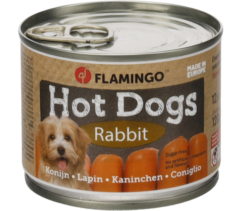 Flamingo hot dogs mini pølser m/ kanin