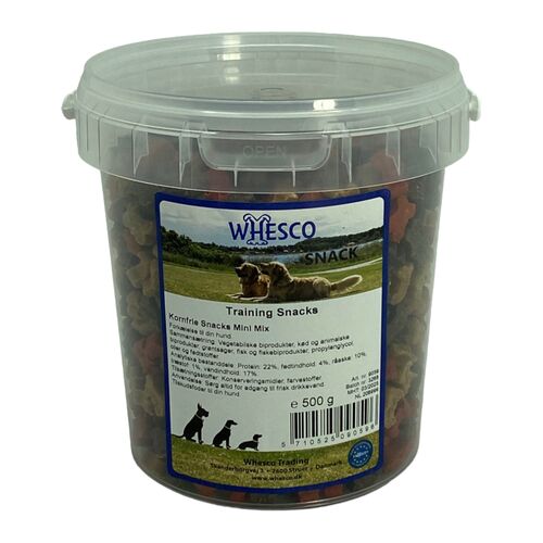 Whesco training snacks Kornfri mini mix 500g
