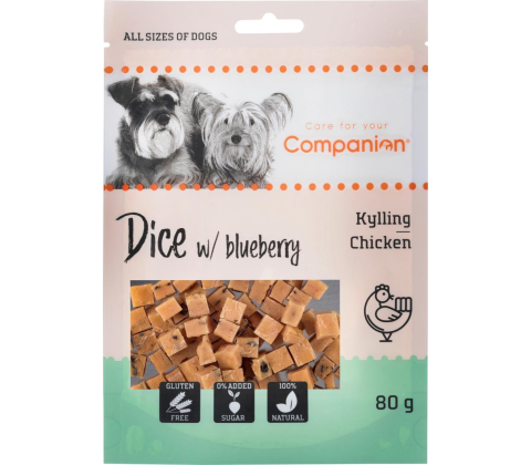 Companion Dice m/blåbær Kylling