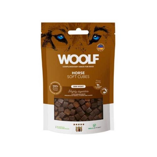 Woolf soft cubes horse/hest 100g