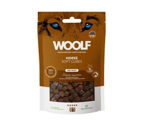 Woolf soft cubes horse/hest 100g