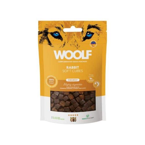 Woolf  soft cubes rabbit/kanin 100g