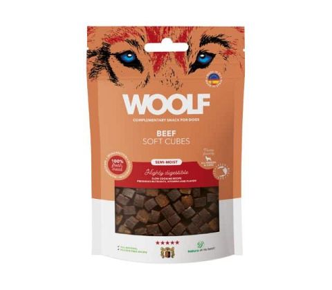Woolf soft cubes beef /okse100g