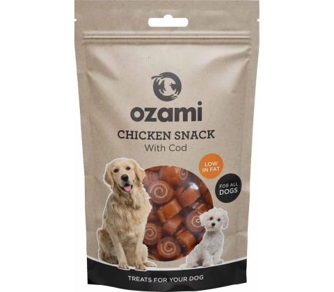 Ozami Chicken Snack with cod 100gr