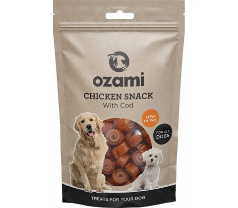 Ozami Chicken Snack with cod 100gr