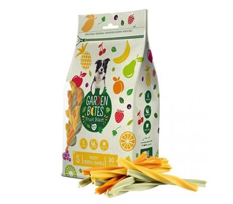 Garden Bites fruity dental swirls Mix 13cm, 30 stk