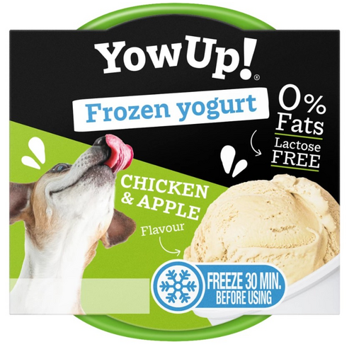 YowUp Dog Frozen Yoghurt Kylling & Æble 110g