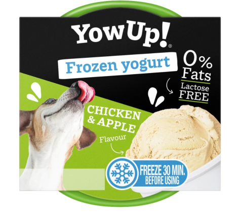 YowUp Dog Frozen Yoghurt Kylling & Æble 110g