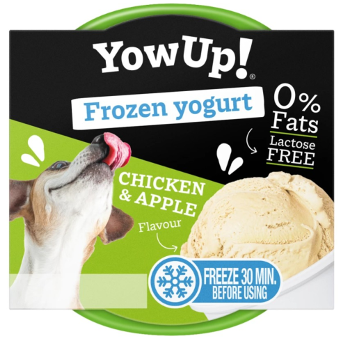 YowUp Dog Frozen Yoghurt Kylling & Æble 110g