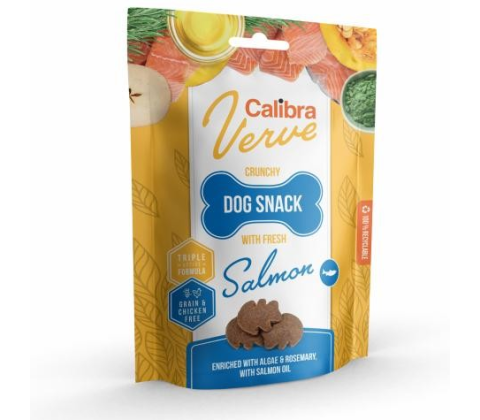 Calibra Dog Verve Crunchy Snack Laks, 150 g.
