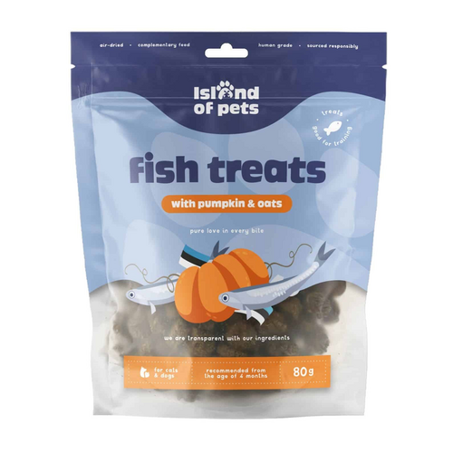 Island of Pets, Fish treats with pumpkin and oats