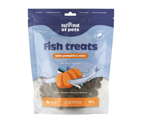 Island of Pets, Fish treats with pumpkin and oats