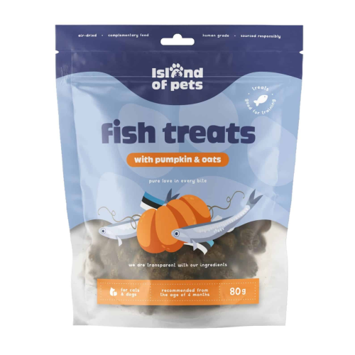 Island of Pets, Fish treats with pumpkin and oats