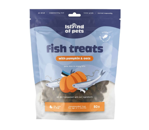 Island of Pets, Fish treats with pumpkin and oats