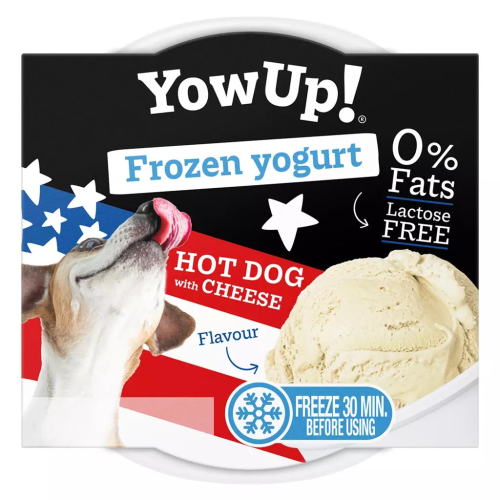 YowUp Dog Frozen Yoghurt Hotdog & Cheese 110g
