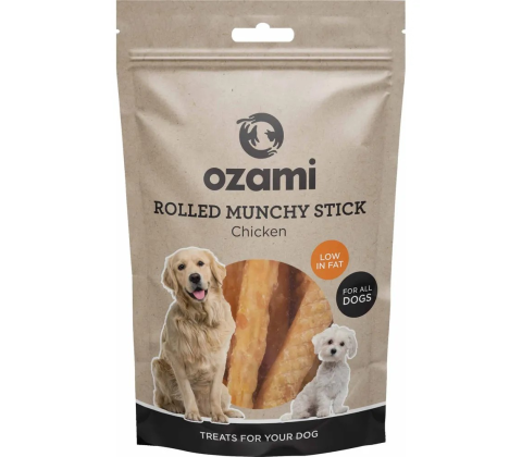 Chicken Rolled Munchy Stick 12cm 100gr