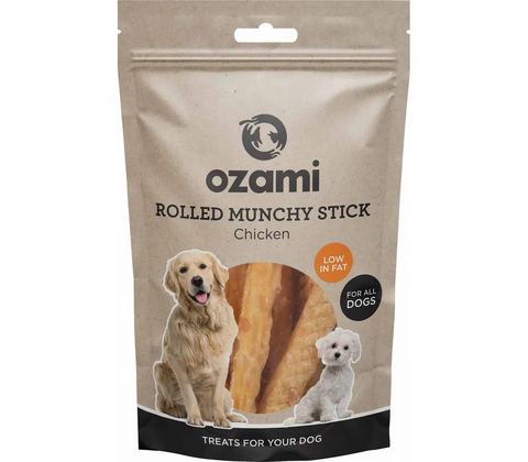 Chicken Rolled Munchy Stick 12cm 100gr