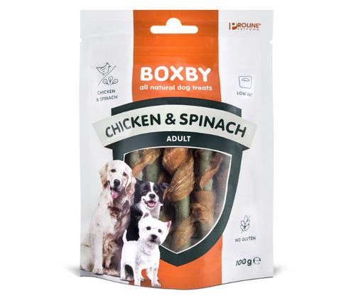 Boxby Kylling og Spinat stænger
