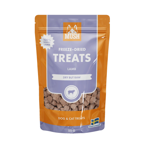 MUSH Frysetørret Treats Lam 55g