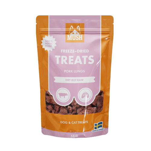 MUSH frysetørret Treats Griselunge 45g