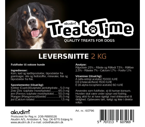 Leversnitter 2 kg. Godbidder