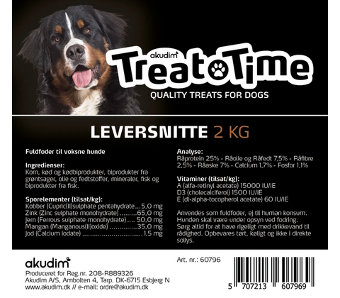 Leversnitter 2 kg. Godbidder
