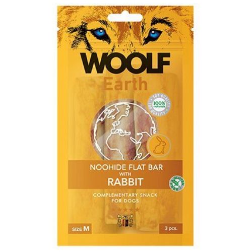 Woolf Earth Noohide Rabbit flat bar rabbit M, 3stk
