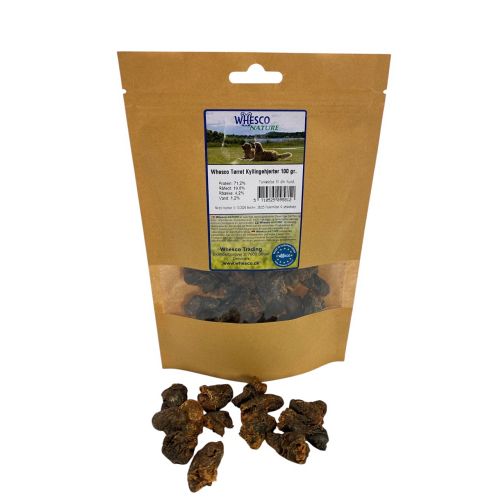 Whesco Tørret Kyllingehjerter 100 gr.