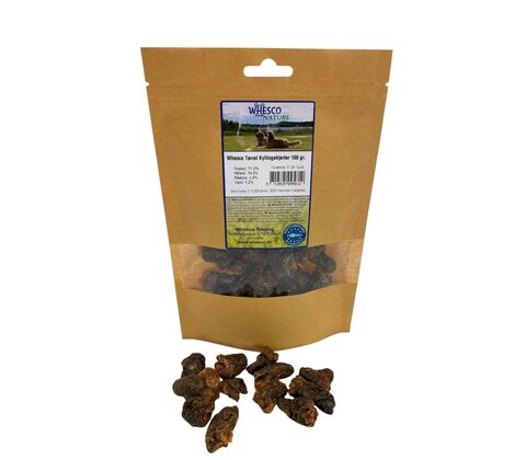 Whesco Tørret Kyllingehjerter 100 gr.