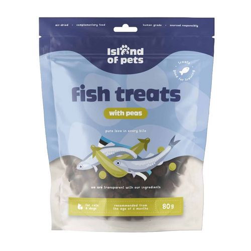 Island of Pets, Fish treats with peas