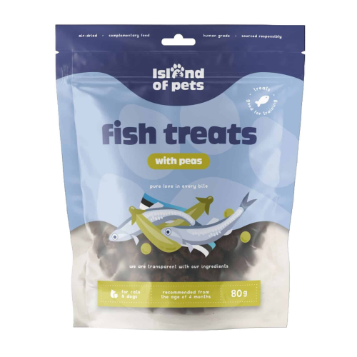 Island of Pets, Fish treats with peas