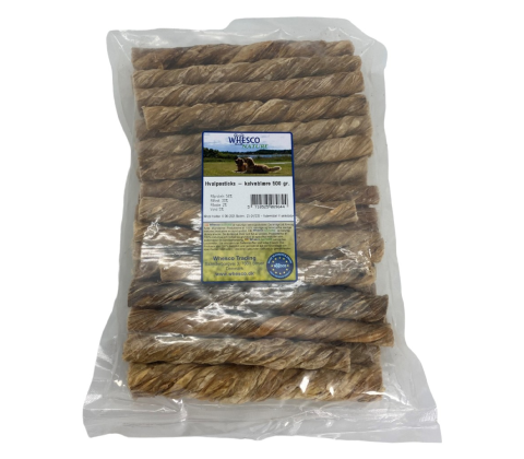 Whesco Hvalpesticks Kalveblære 500g