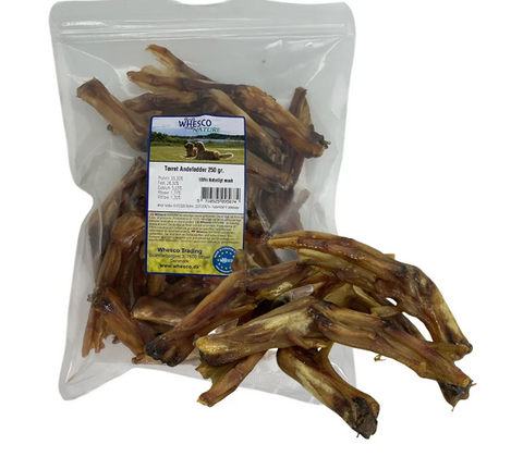 Whesco Tørret Andefødder 250 gr.