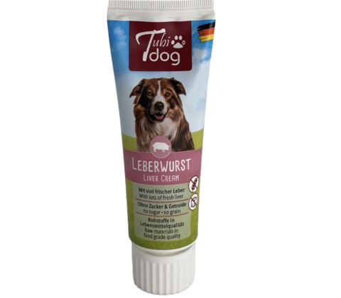 Tubidog med leverpostej 75 gr.