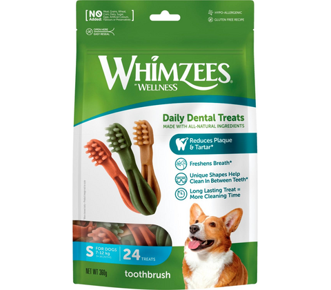 Whimzees Toothbrush Star S til små hunde