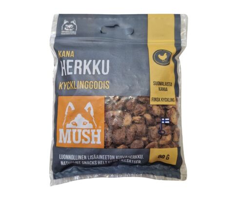 MUSH Minisnack Kylling (1 x 80 g)