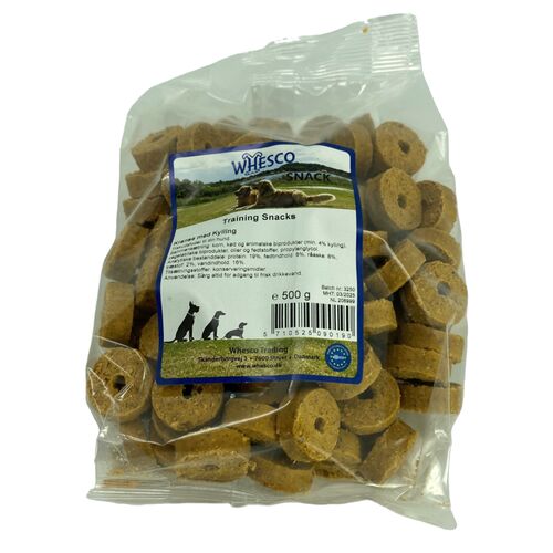 Whesco Training snacks kranse med kylling 500g