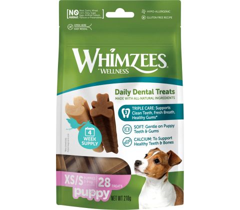 Whimzees Puppy Chew XS/S til små hvalpe