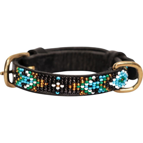 Kampuni håndlavet hundehalsbånd Micro Terese Micro Long: 38x1,4 cm (Halsomkreds: 25-30 cm)